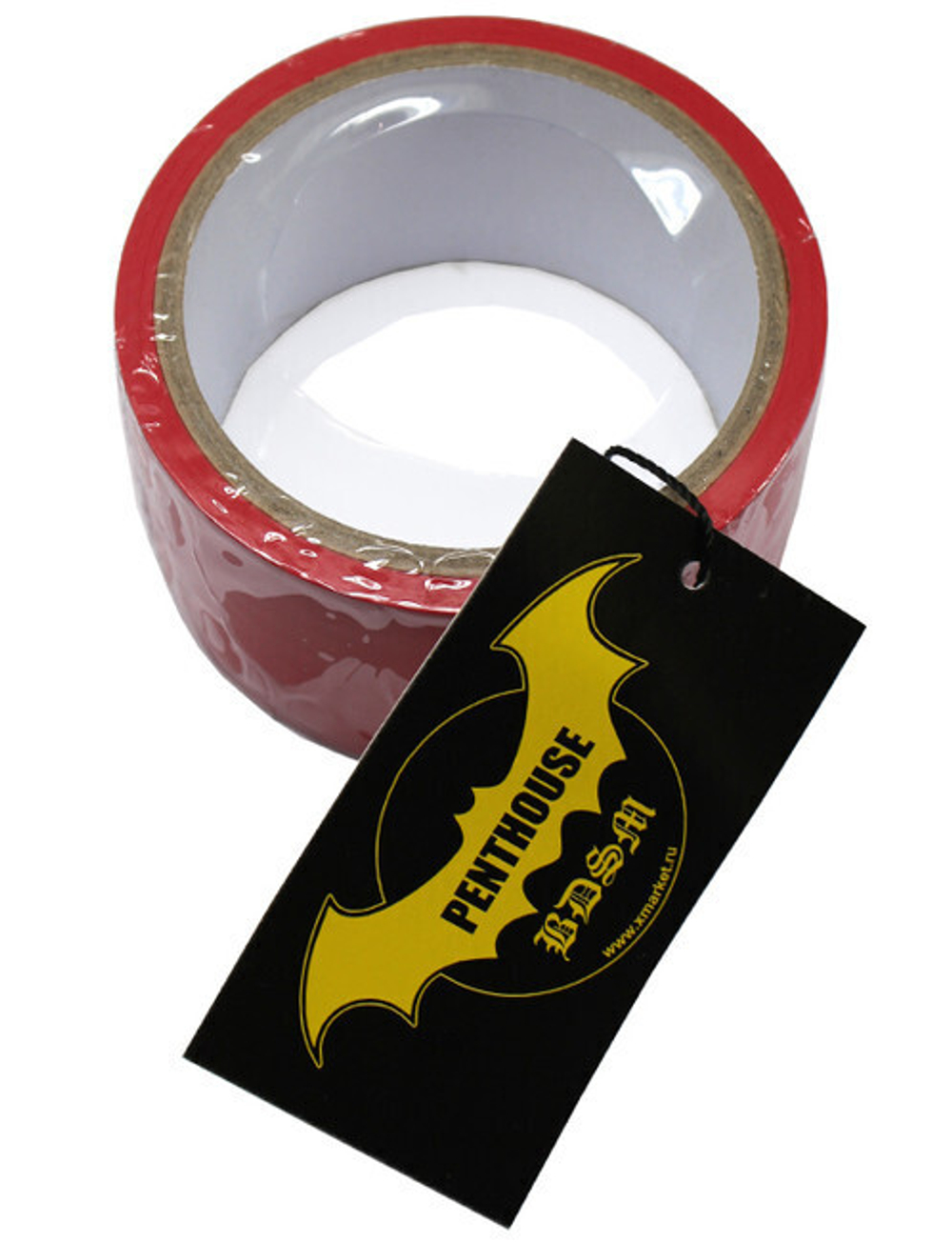 Скотч для бондажа красный (17 метров) (Цвет: красный)