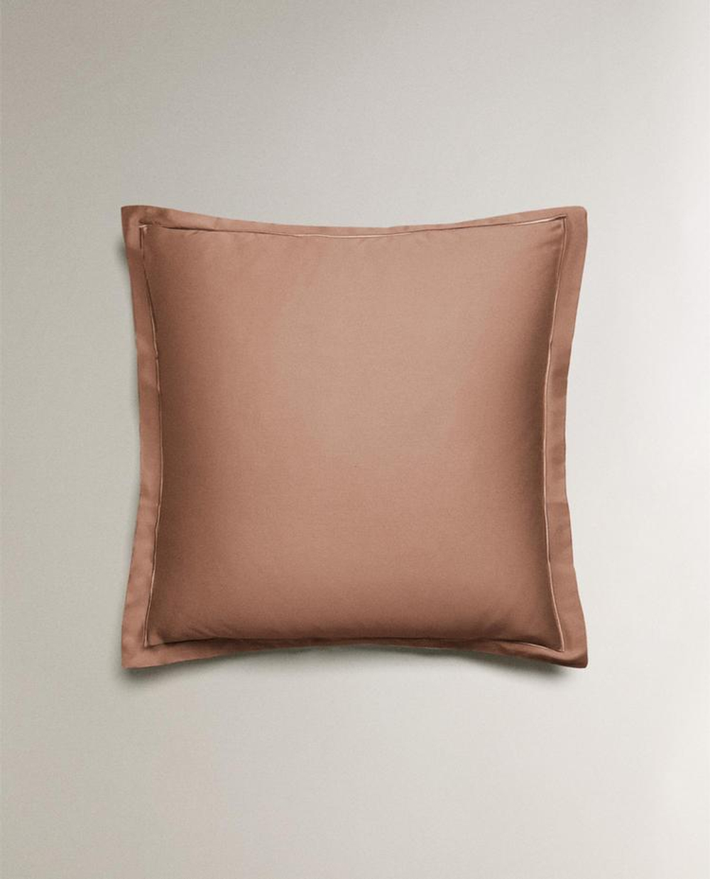 ZARA HOME (300 НИТЕЙ) НАВОЛОЧКА ИЗ ХЛОПКА, РОЗОВЫЙ