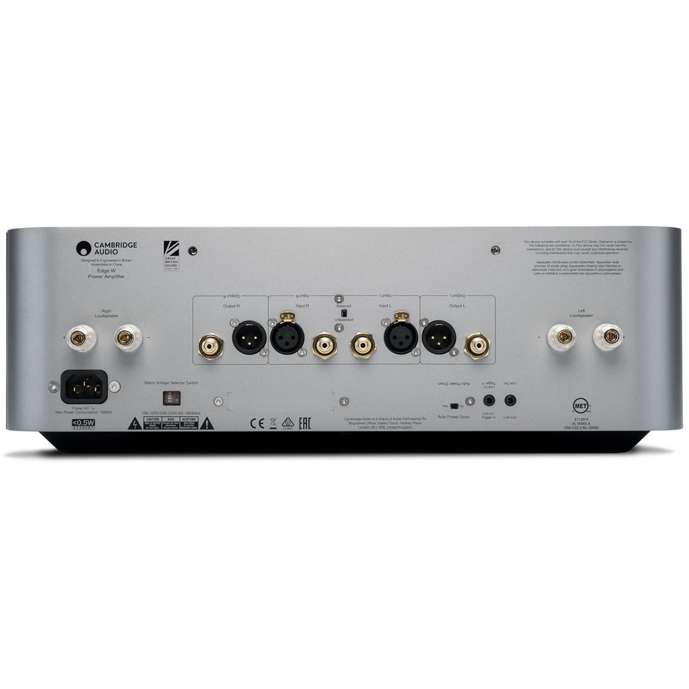Cambridge Audio Edge W Power Amplifier Dark Grey — усилитель мощности