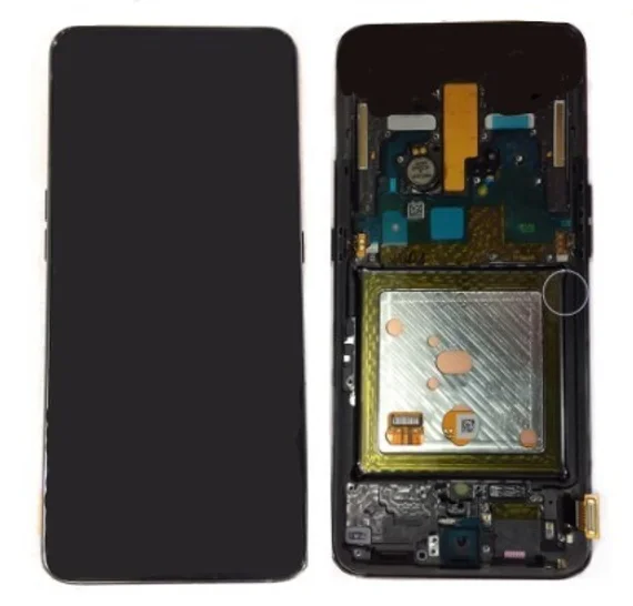 Дисплей для Samsung Galaxy A80 SM-A805 AMOLED в сборе с тачскрином на рамке (Black)