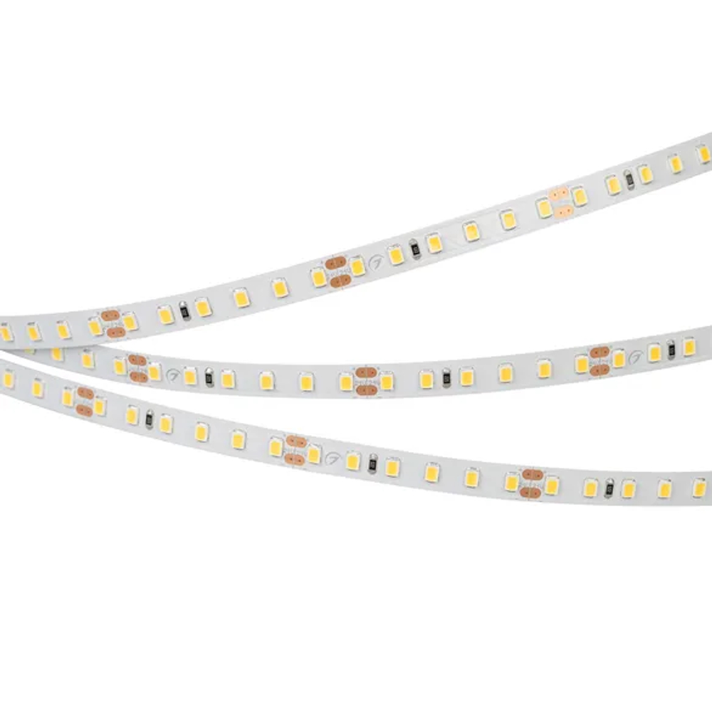 Светодиодная лента RT-A120-8mm 24V Warm2400 (14.4 W/m, IP20, 2835, 5m) (Arlight, Открытый) 018111(2)
