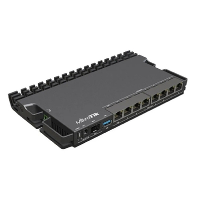 MikroTik RB5009UPr+S+IN Маршрутизатор CPU ARM64, 4 ядра 350-1400MHZ, 1GB RAM, 7*1Gbit RJ45, 1*2.5gbit RJ45, PoE out 1-7port
