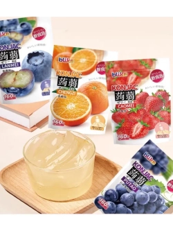 Желе мармеладное конняку с конжаком Виноград 160 г * 3 шт