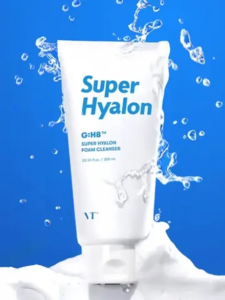 VT Cosmetics Увлажняющая пенка для умывания с гиалуроновой кислотой Super Hyalon Foam Cleanser 300 мл