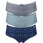 Набор из 3 хлопковых трусиков-шортов Alice (Размер: M) (Цвет: разноцветный)