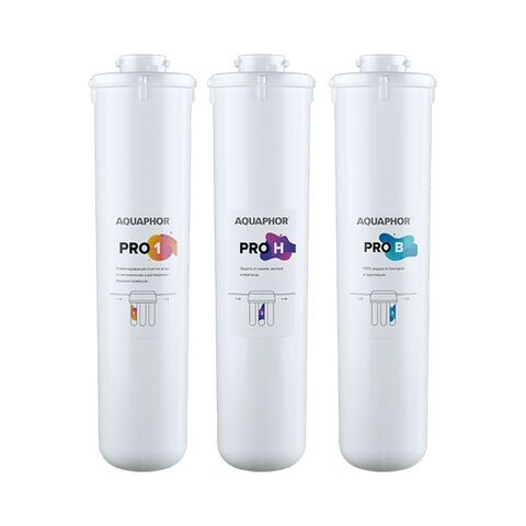 Картридж сменный Аквафор, ECO H Pro, 212543, 3 шт, фильтрующий модуль