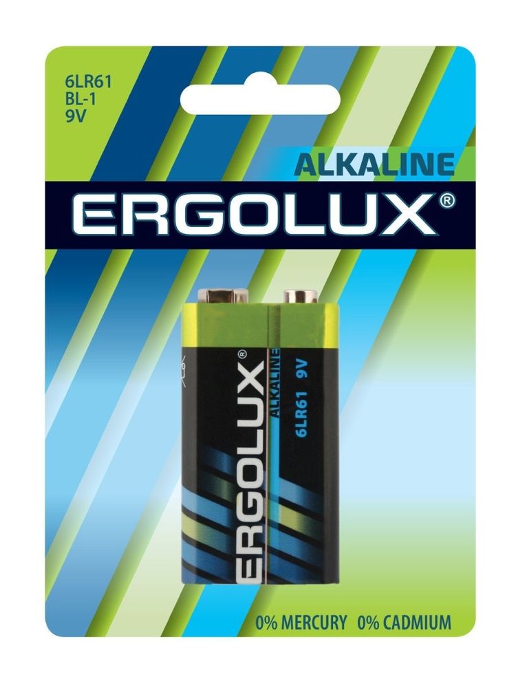 Батарейка Ergolux 6F22S
