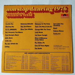 Винтажная виниловая пластинка LP James Last Non Stop Dancing 1976 (Germany 1975)