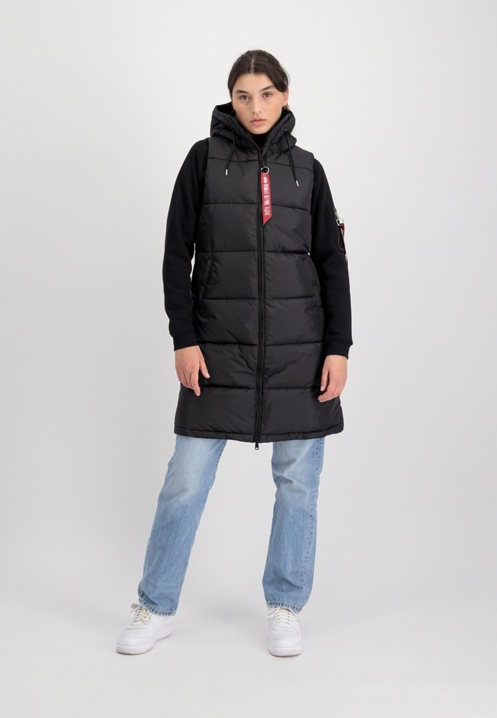 Жилет утепленный женский ALPHA INDUSTRIES Long Puffer Vest