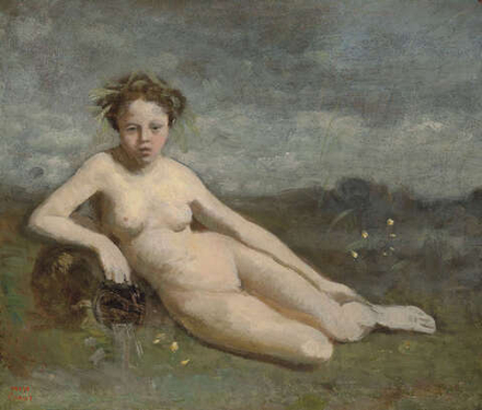 Jean-Baptiste Camille Corot (1796-1875) - эротическое искусство французского художника