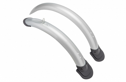 Крылья 20" полноразмерные XH-B106 пластиковые серебристые, без подпорок и крепежа