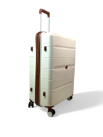 Большой чемодан Mironpan 23102, Молочный, XL