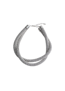 Двойное ожерелье из кристаллов