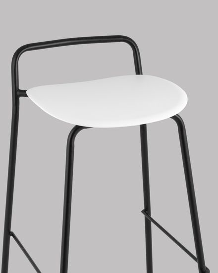 Стул металлический барный Mantis белый