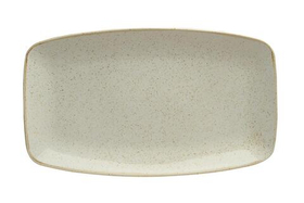 Блюдо прямоугольное с закругленными краями 31X18 CM BEIGE