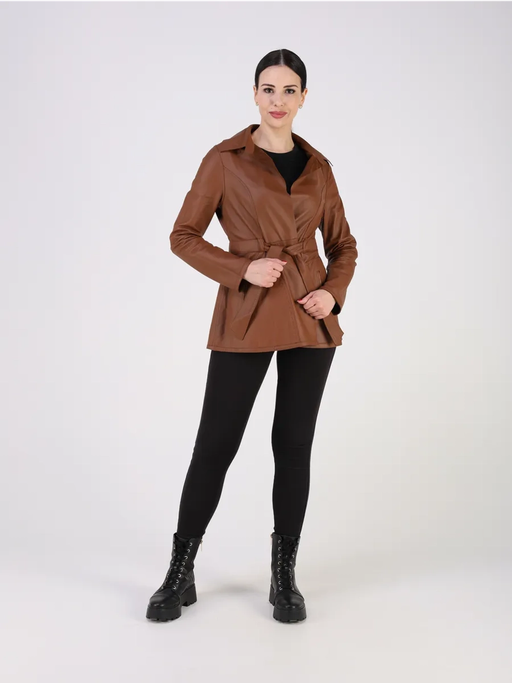 Кожаная куртка демисезонная замшевая двухсторонняя