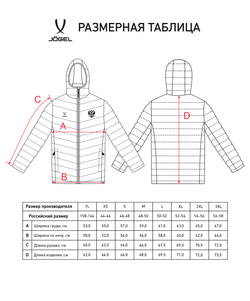 Куртка утепленная JÖGEL NATIONAL PerFormPROOF Light Padded Jacket, темно-синий