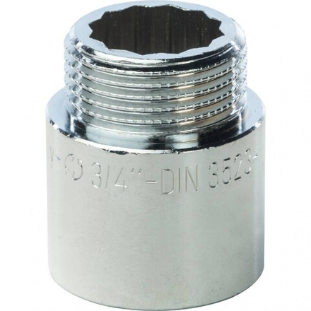 Удлинитель хромированный ВН 3/4"х25 Stout