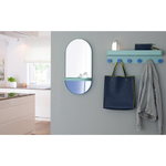 Вешалка oval, 12х60х13 см, мятная