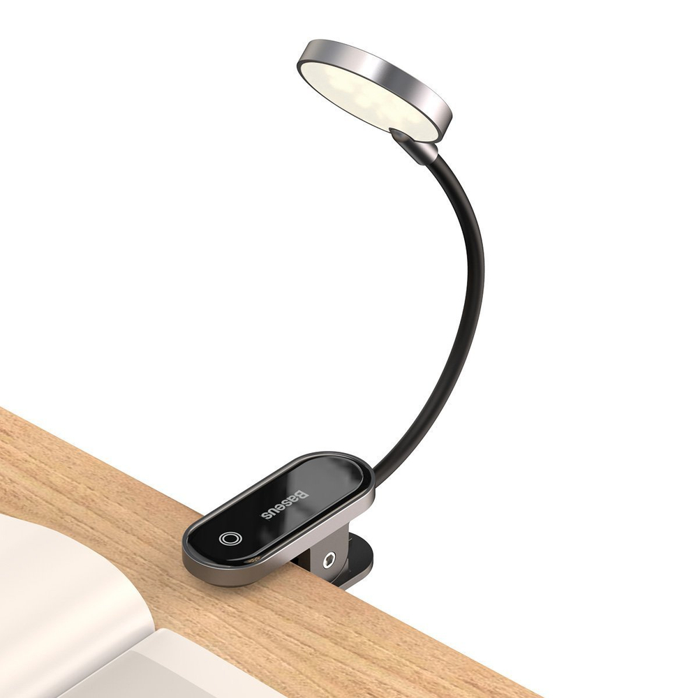 Настольная лампа Baseus Comfort Reading Mini Clip Lamp - Dark Gray