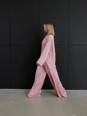 Костюм розовая жемчужина оверсайз