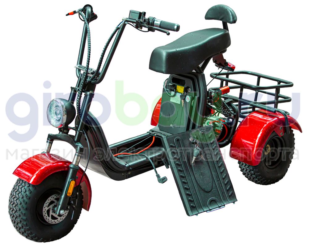 Электроскутер GT Trike X5 Off-Road - Красный фото 3 фото №5
