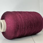 STAR - LINEAPIU; 70% вискоза, 15% металлизированный люрекс, 15% п/а; 2600м/100гр; col.195166, цвет: бордовая нить с люрексом в цвет нити;