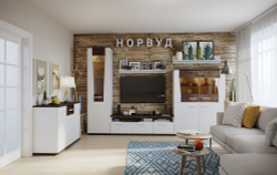 Гостиная модульная Норвуд. Комплект 1