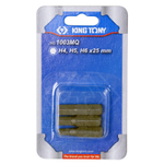 KING TONY (1003MQ) Набор вставок (бит) 1/4", HEX, 4, 5, 6 мм, 3 предмета