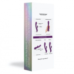 Фиолетовый вибратор-кролик Bunny   Clyde - 22,5 см.