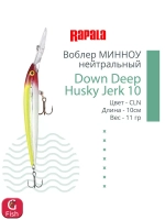 Воблер RAPALA Down Deep Husky Jerk 14, 14см, 23гр, цвет GF