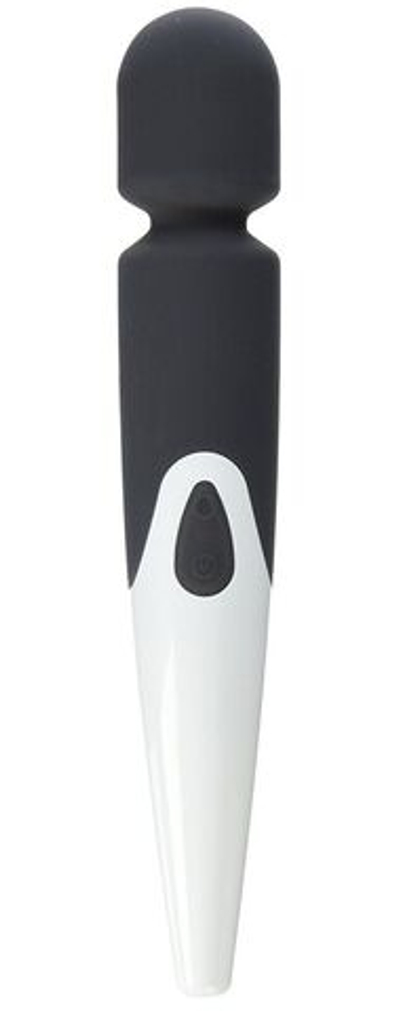 Чёрный жезловый вибромассажер Halo Wireless Multi-speed (Цвет: черный)