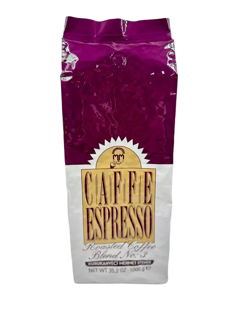 Кофе турецкий зерновой CAFFE ESPRESSO №3 Mehmet Efendi, 1кг