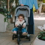 Трехколесный складной велосипед-коляска Smartrike Traveler Everest white
