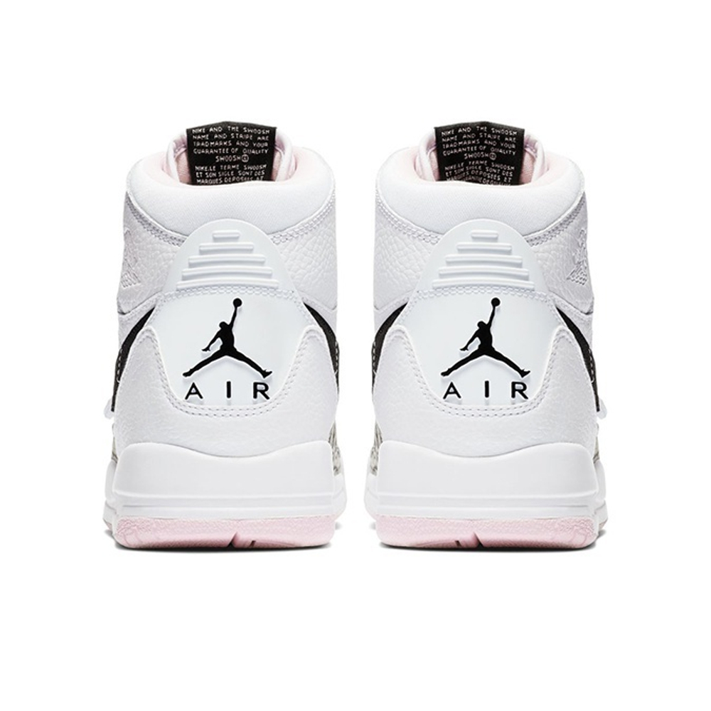 Кроссовки Air Jordan Legacy 312 Mid White Black Pink Foam