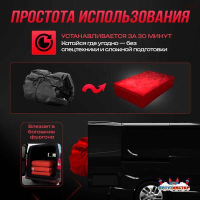 Надувная подушка «JumpAir» для гимнастики и батутных центров, 5×3×1 м