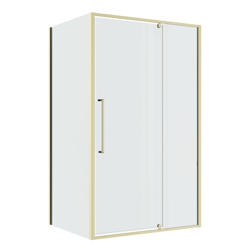 Душевое ограждение Niagara Nova NG-45-11ASG-A100SG-34 (110х100х195) прямоугольник,распашная,золото сатин,стекло прозрачное,2 места