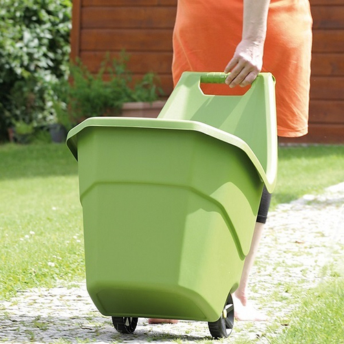 Садовая тележка Prosperplast Load & Go 55л, оливковый