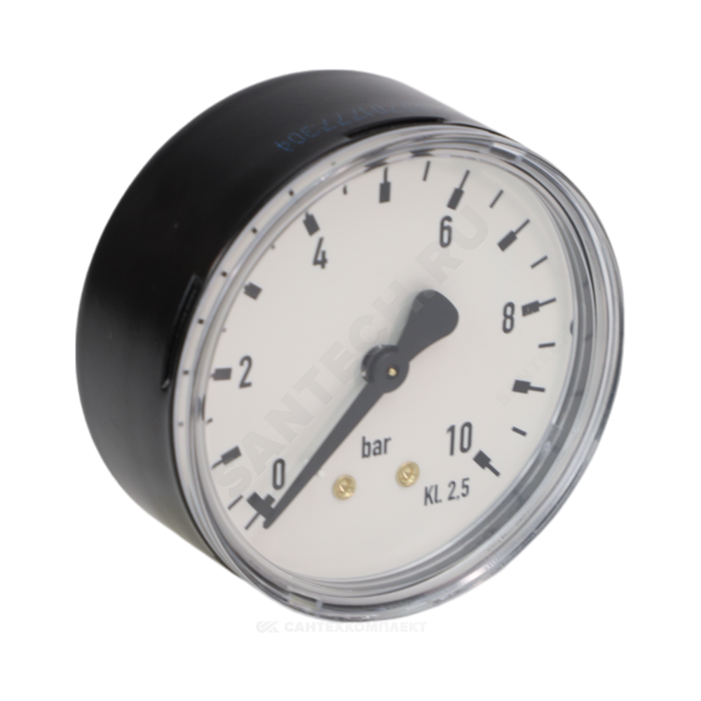 Манометр M07M осевой Дк63мм 0-10 бар кл.2,5 G1/4" Honeywell-Braukmann M07M-A10