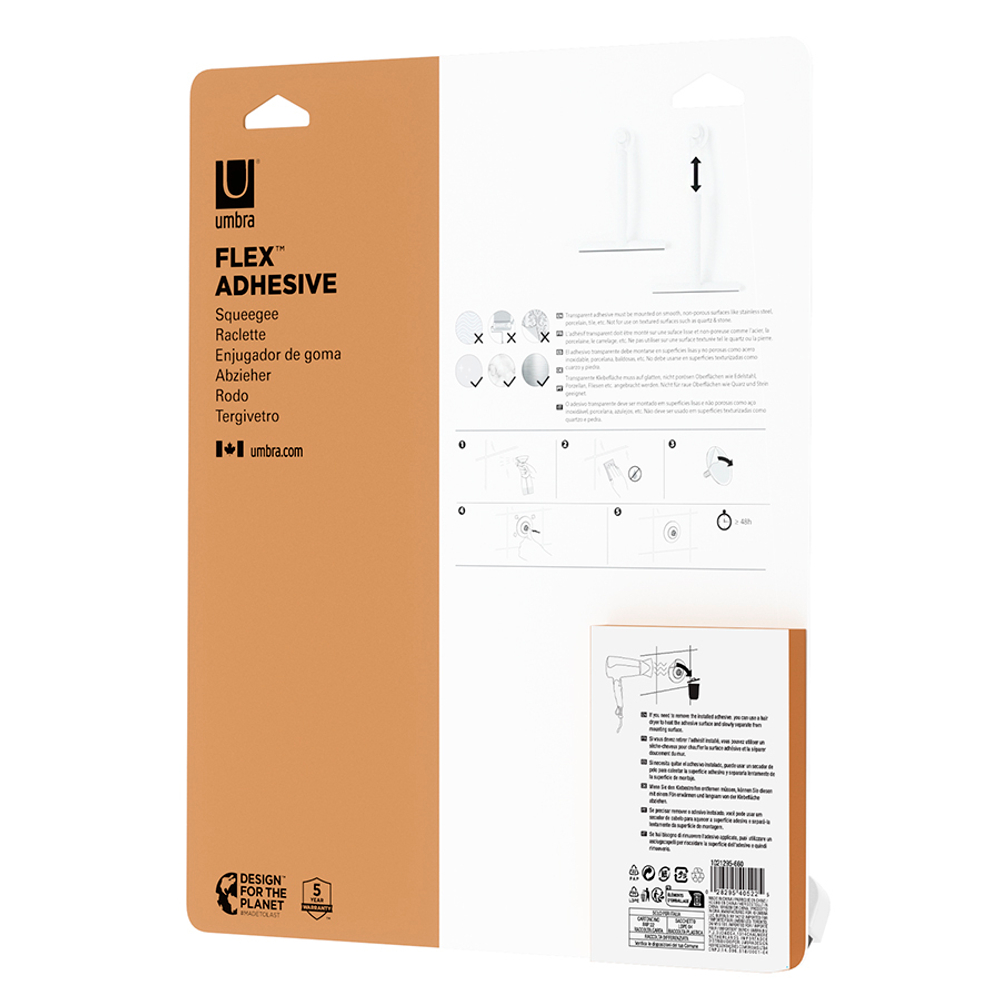 Скребок универсальный flex adhesive, белый