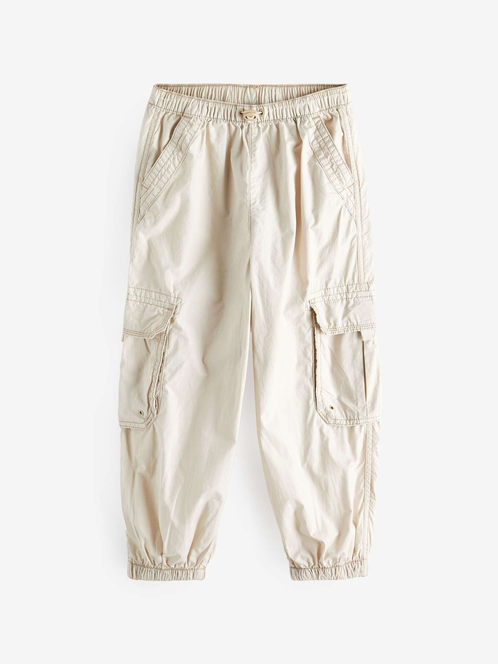 Брюки карго для девочки Next N31-205, Молочный