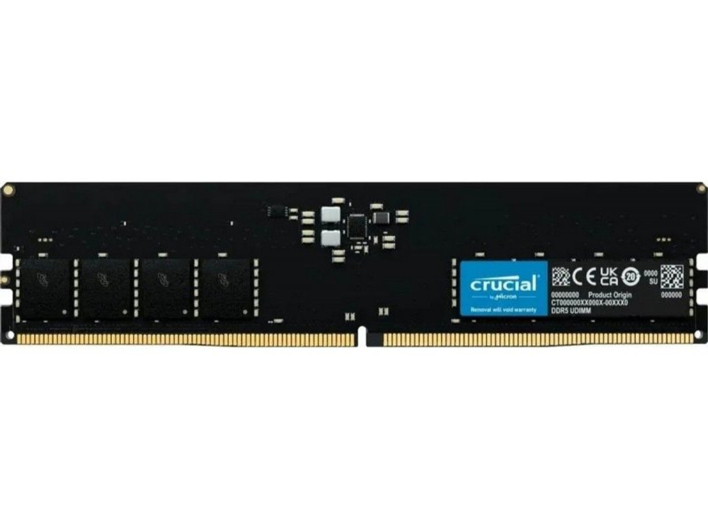 Оперативная память Crucial CT16G48C40U5, DDR5 1х 16ГБ 4800 МГц, DIMM, RTL