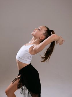 Юбка-косынка Young Lady Oil, Черный