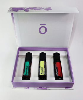 Подарочная коробка doTERRA с держателем на 3 масла в роллерах по 10 мл
