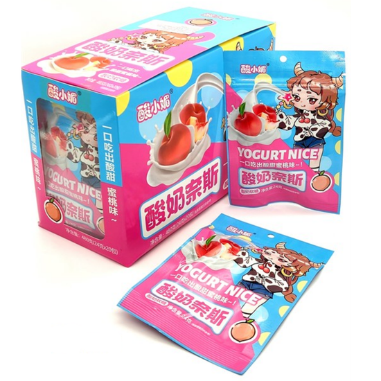 Конфеты фруктово - йогуртовые Yogurt Nice Персик (Китай)