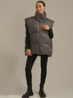 Жилет oversize утепленный