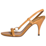 MIU MIU One Strap Sandals 8.5cm Women"s Brown