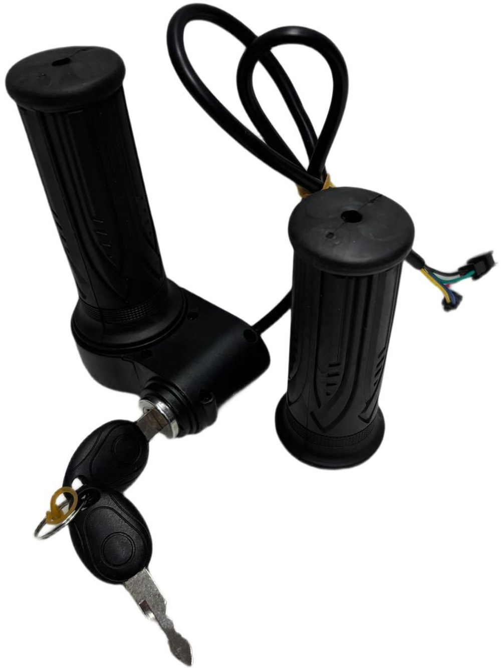 Ручка газа с замком зажигания Kugoo провод 60 см