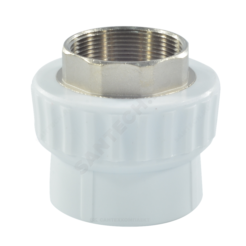 Муфта PP-R комбинированная белая Дн 32х1 1/4" ВР под ключ VALFEX 10134132