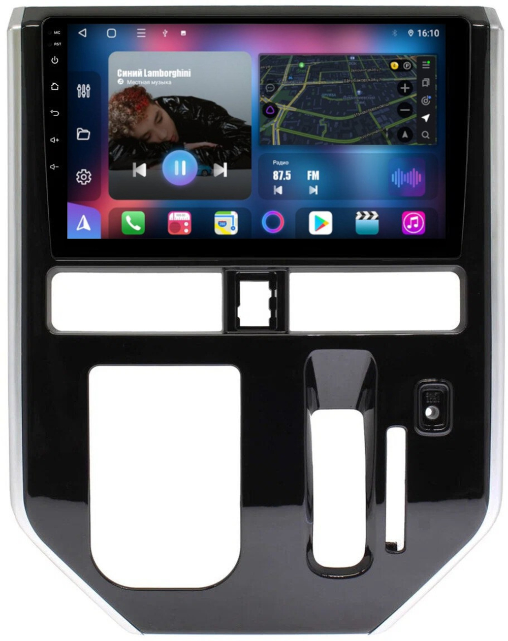 Магнитола для Toyota Tank, Roomy, Daihatsu Thor, Subaru Justy (2016-2020, климат) - FarCar 9559CLM монитор 10" QLED на Android 13, 8 ядер (TS18), CarPlay, 4G SIM-слот